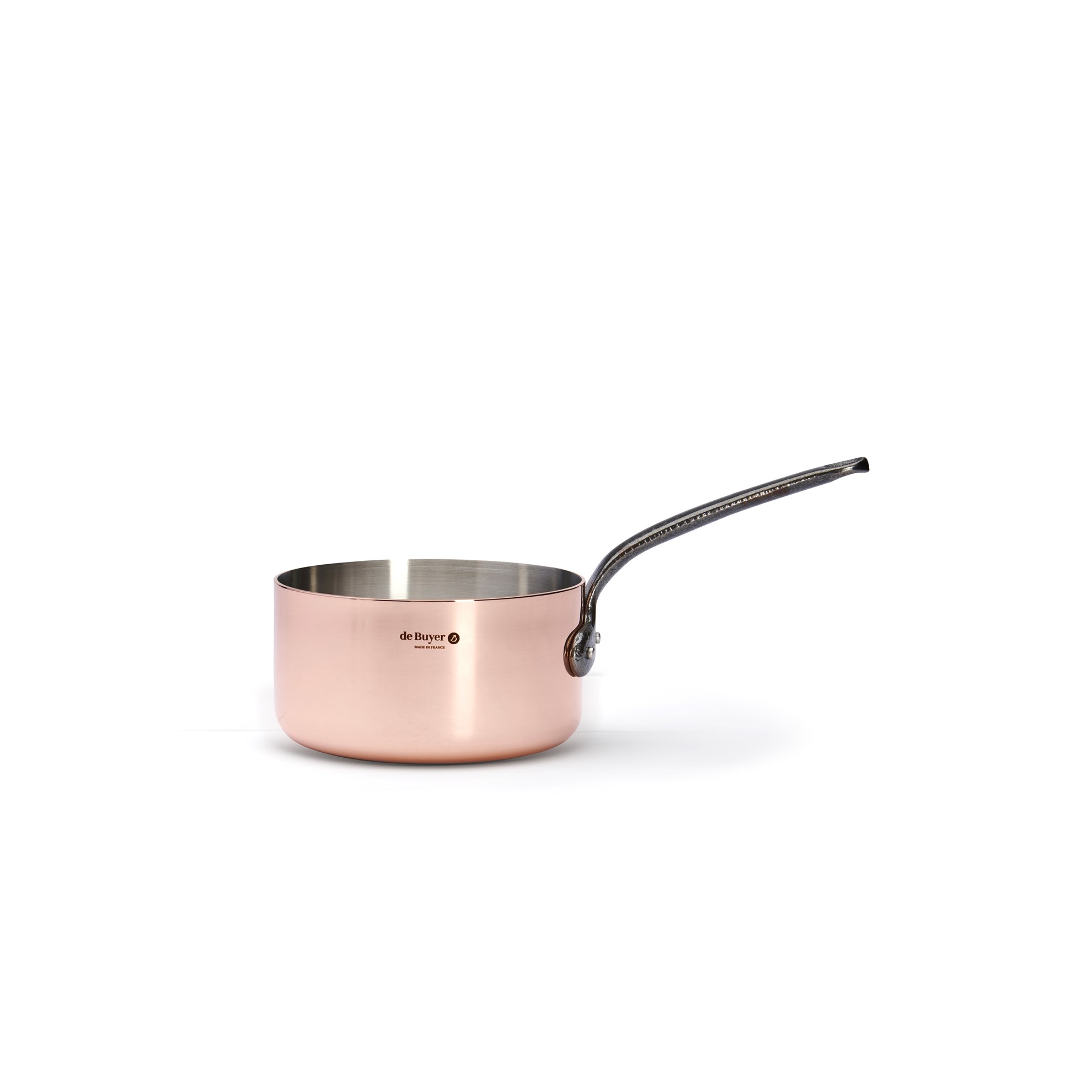 Měděný rendlík de Buyer PRIMA MATERA P.16cm 1,8l tmavá rukojeť_2