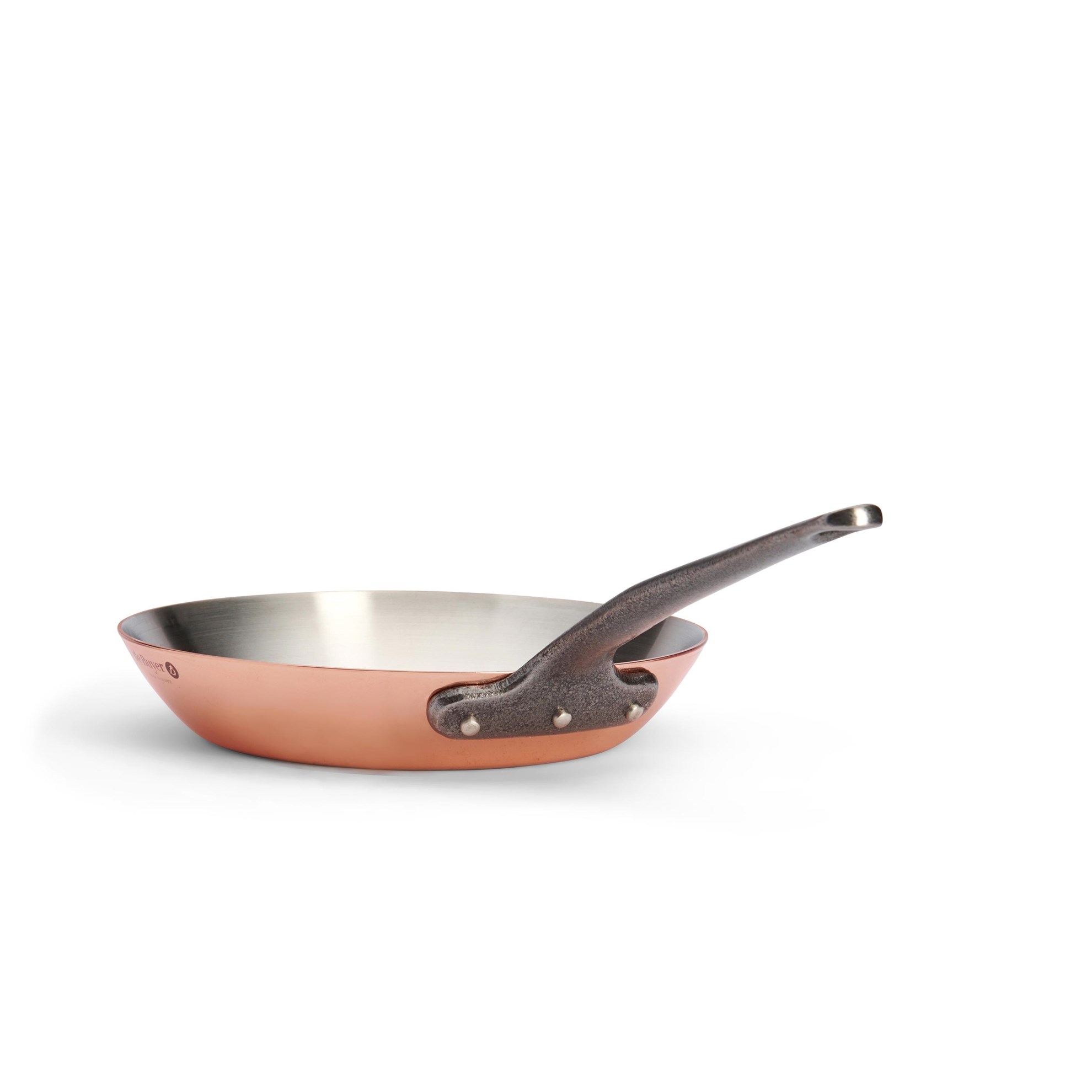 Měděná pánev de Buyer PRIMA MATERA P.24cm tmavá rukojeť_0