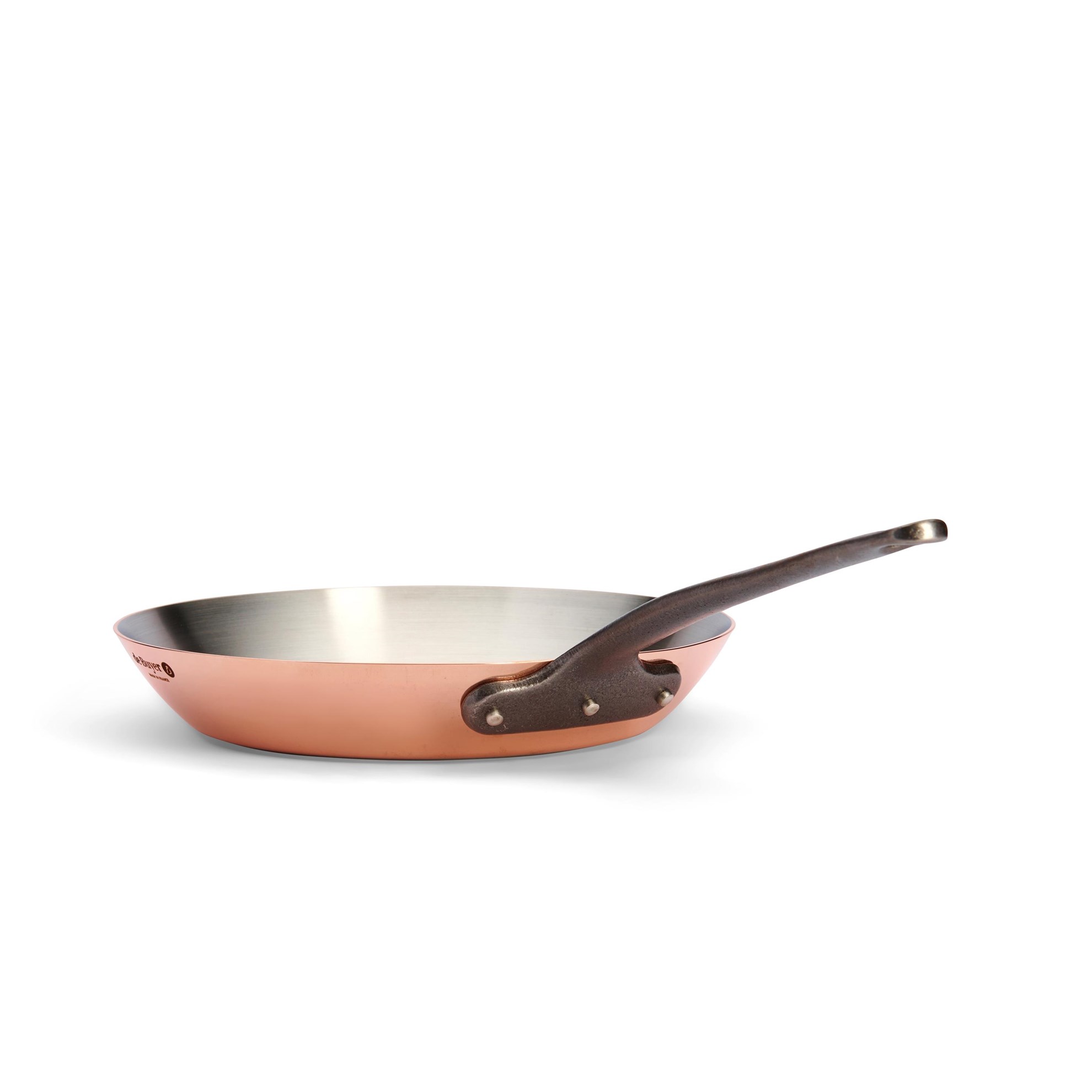 Měděná pánev de Buyer PRIMA MATERA P.28cm tmavá rukojeť_0