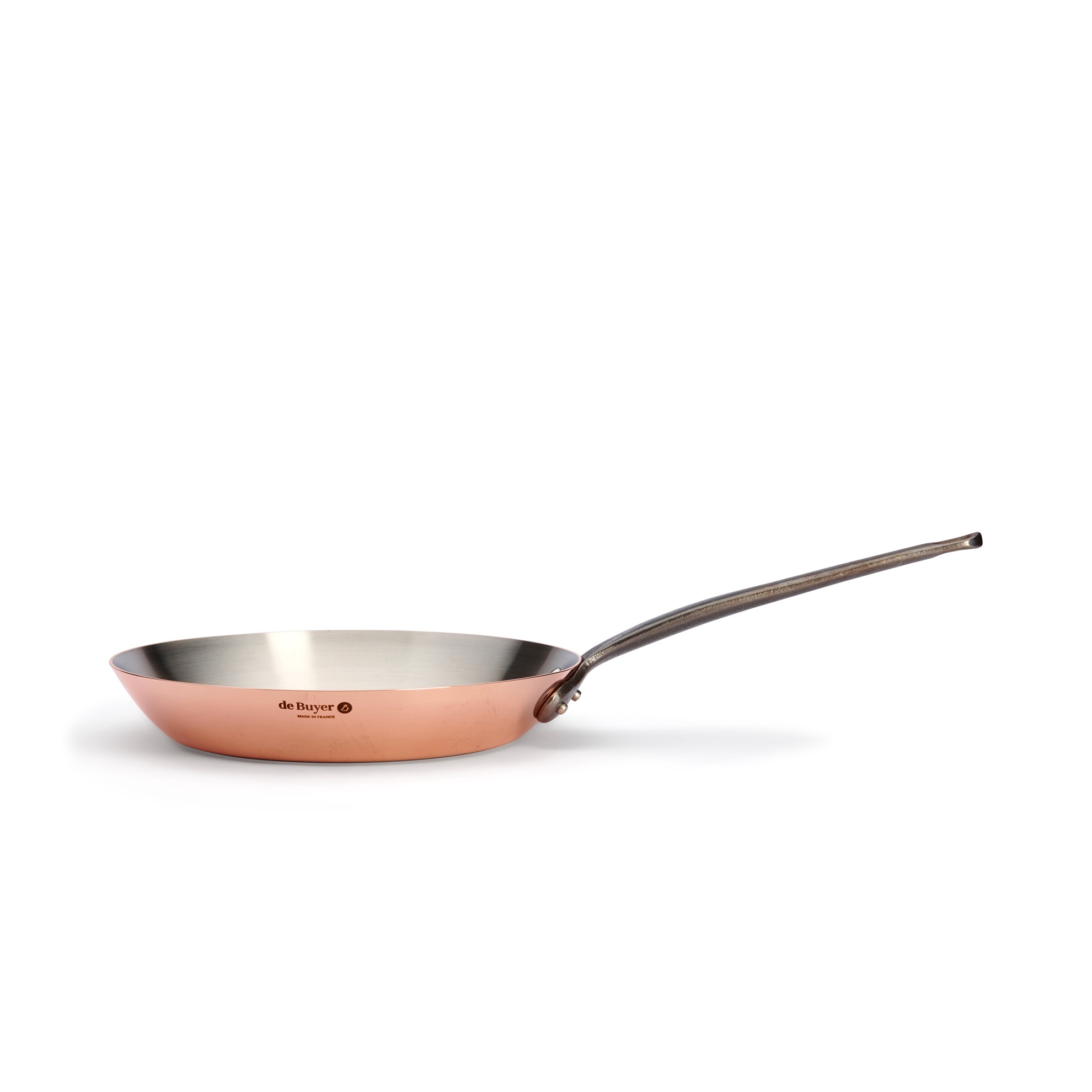 Měděná pánev de Buyer PRIMA MATERA P.28cm tmavá rukojeť_2