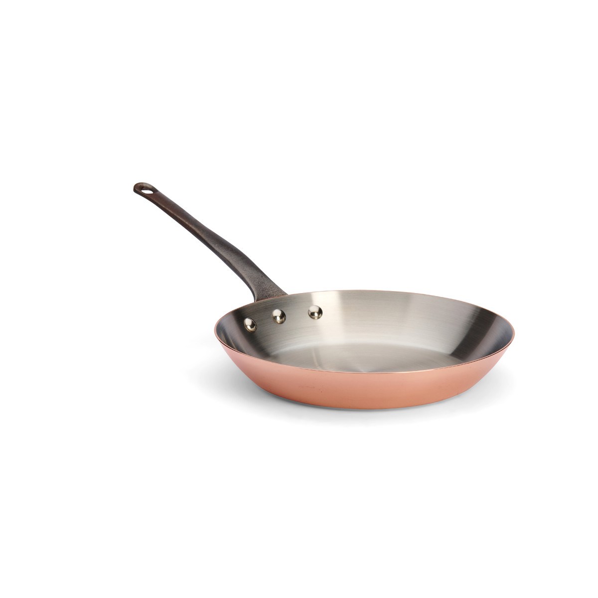 Měděná pánev de Buyer PRIMA MATERA P.32cm tmavá rukojeť_0