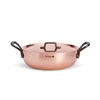 Měděný hrnec s poklicí de Buyer PRIMA MATERA P.28cm 4,9l tmavá rukojeť_2