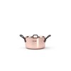 Měděný hrnec s poklicí de Buyer PRIMA MATERA P.16cm 1,8l tmavá rukojeť_2
