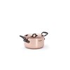 Měděný hrnec s poklicí de Buyer PRIMA MATERA P.16cm 1,8l tmavá rukojeť_5