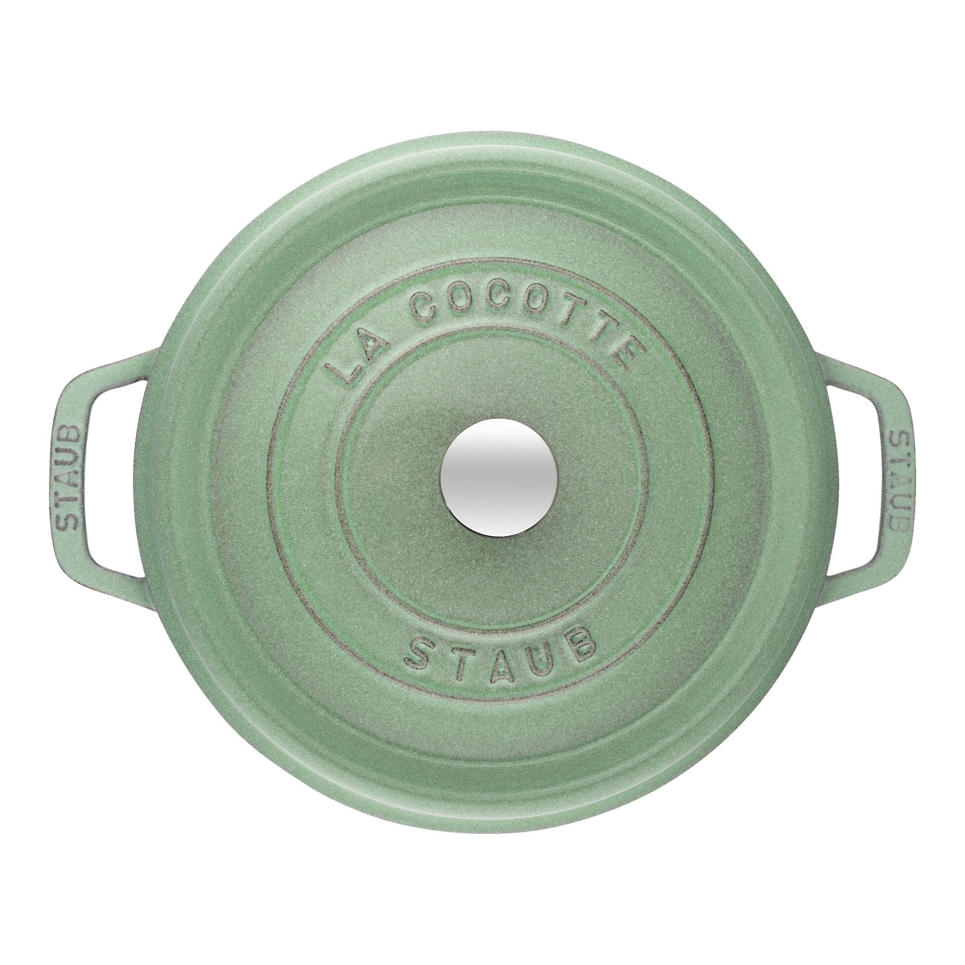 Hrnec STAUB kulatý 28 cm šalvějově zelený 6,7l_0