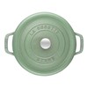 Hrnec STAUB kulatý 28 cm šalvějově zelený 6,7l_0