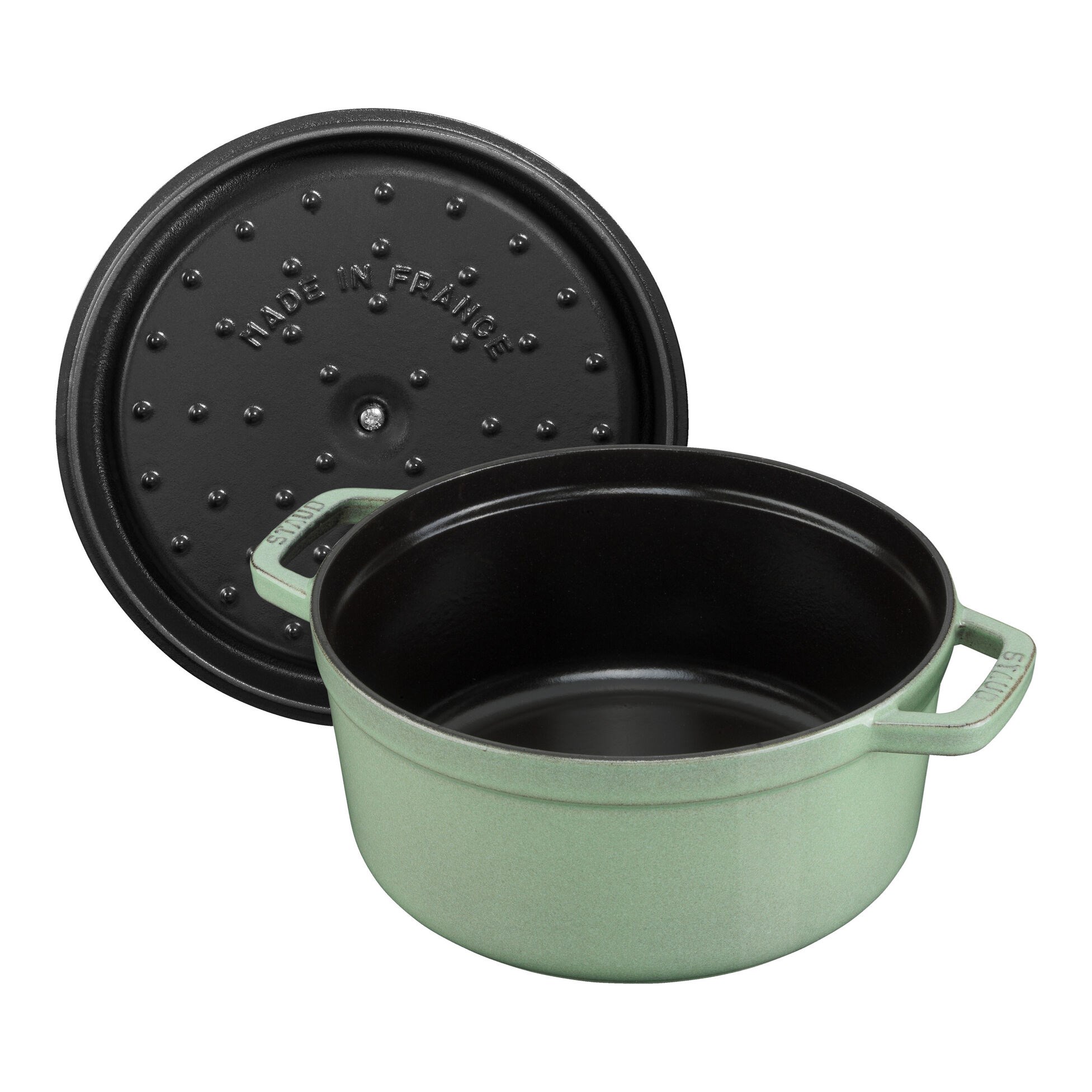 Hrnec STAUB kulatý 28 cm šalvějově zelený 6,7l_1