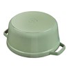 Hrnec STAUB kulatý 28 cm šalvějově zelený 6,7l_3