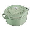 Hrnec STAUB kulatý 28 cm šalvějově zelený 6,7l_6