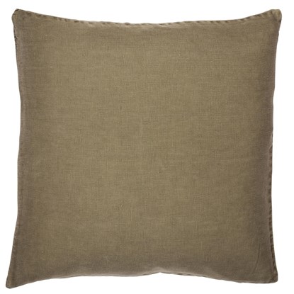 Lněný povlak na polštář Ib Laursen 50x50 cm olive_0