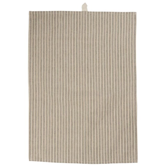 Kuchyňská utěrka Villads Ib Laursen 70x50 cm béžová s černými pruhy_0