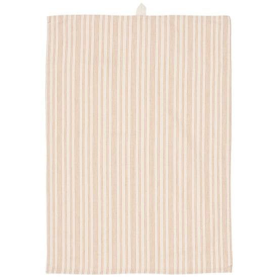 Kuchyňská utěrka Tilde Ib Laursen 70x50 cm přírodní s hnědými pruhy_0