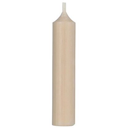 Svíčka Ib Laursen kulatá krátká V.11 cm písková_0