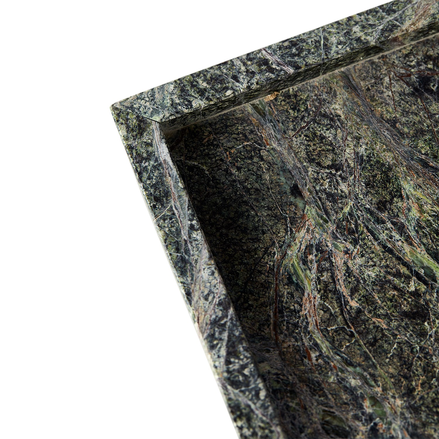 Servírovací tác/podnos Muubs VITA mramor 30x20cm zeleno-šedý_1