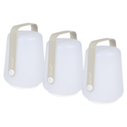 Venkovní LED lampy Fermob BALAD SET/3ks V.12 cm - Clay Grey_0