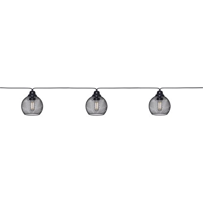 LED solární řetěz SUNLITE 8xLED 7m černý_1