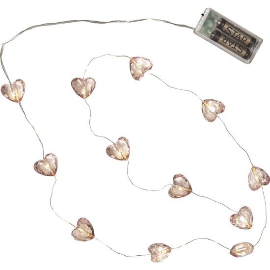 LED světelný řetěz srdíčka VALENTINE D.165cm_1
