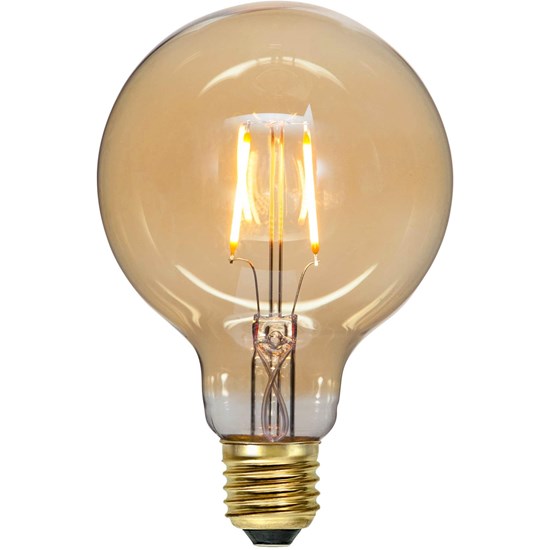 Dekorační LED žárovka PLAIN AMBER E27 80lm, 2000K jantarová_1