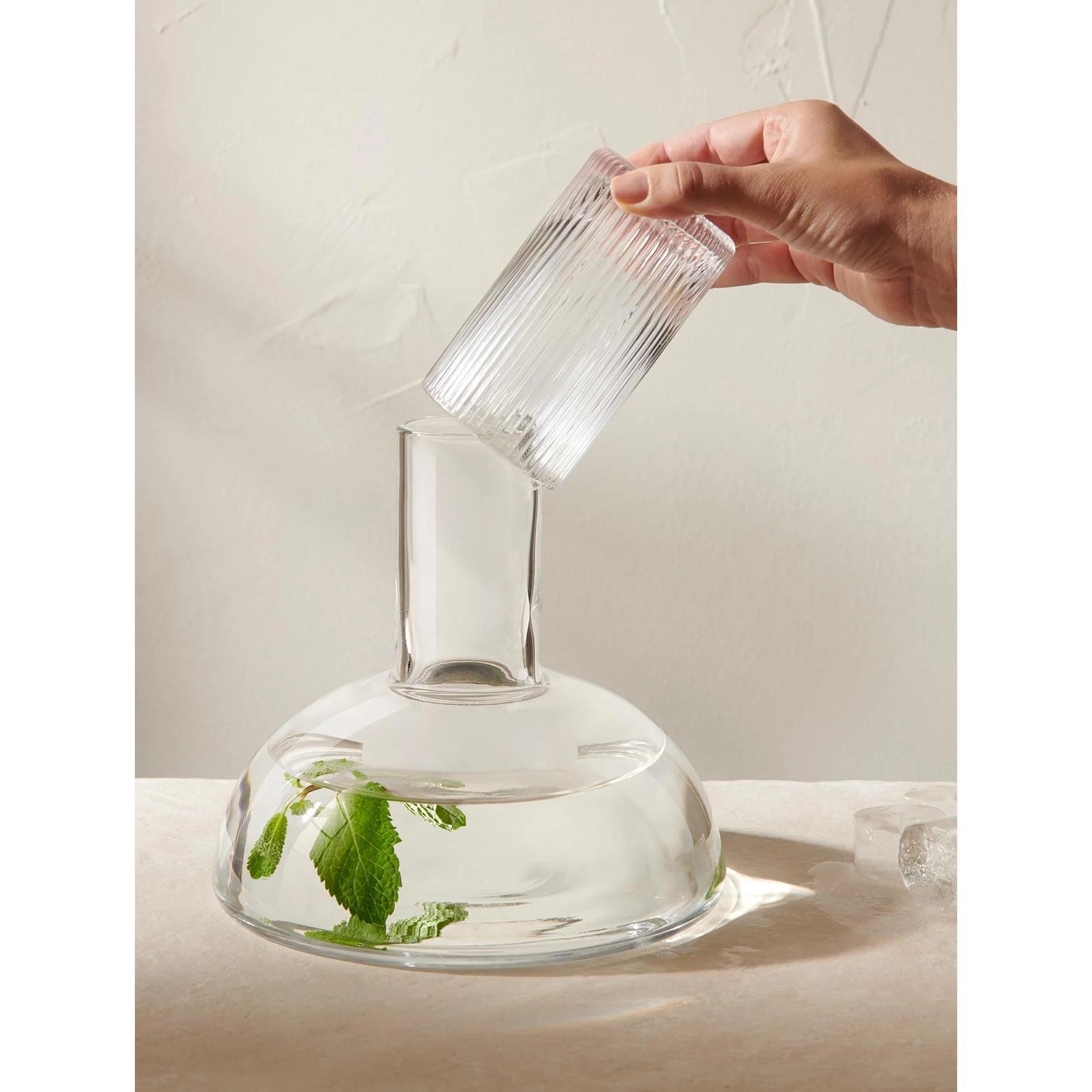 Skleněná karafa JUNA 1,3l čirá_2