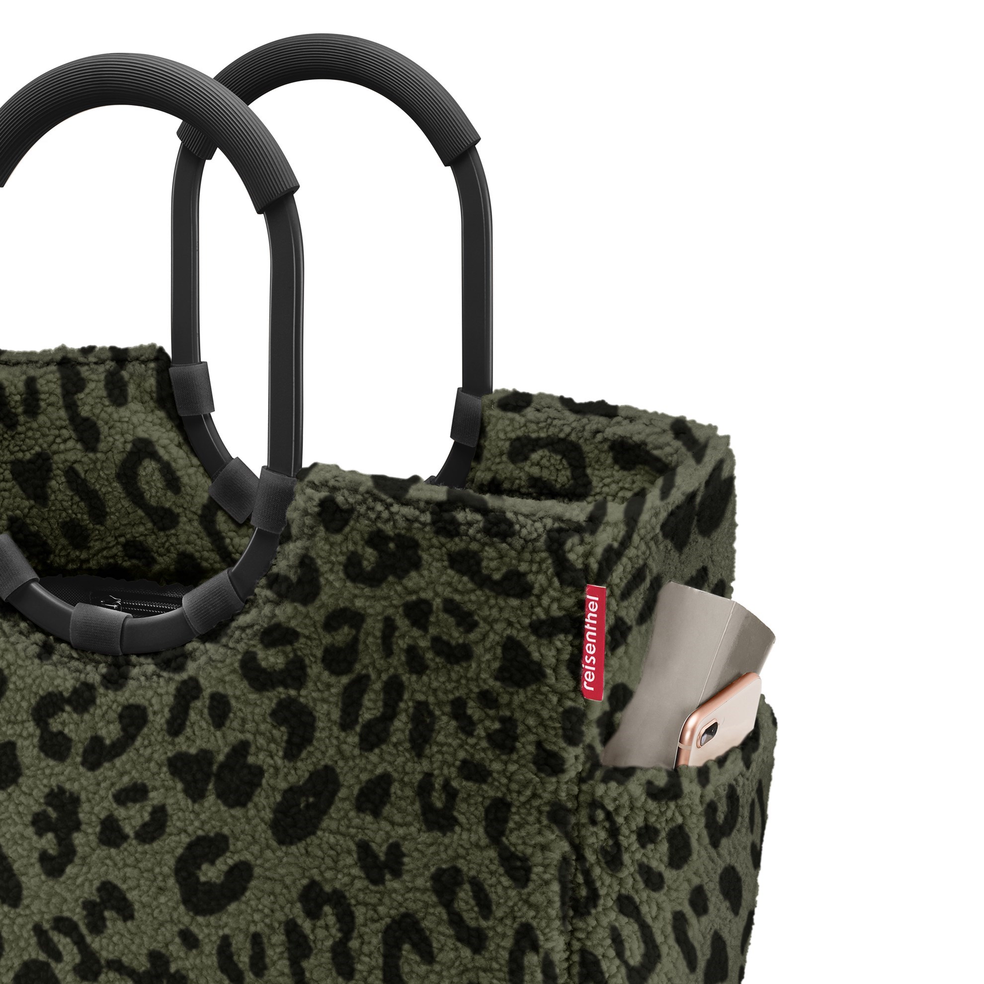 Módní taška Reisenthel Loopshopper L teddy leo olive_2