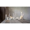 LED dekorační svíčka FLAMME STRIPE SET/2ks V.25cm bílá_2