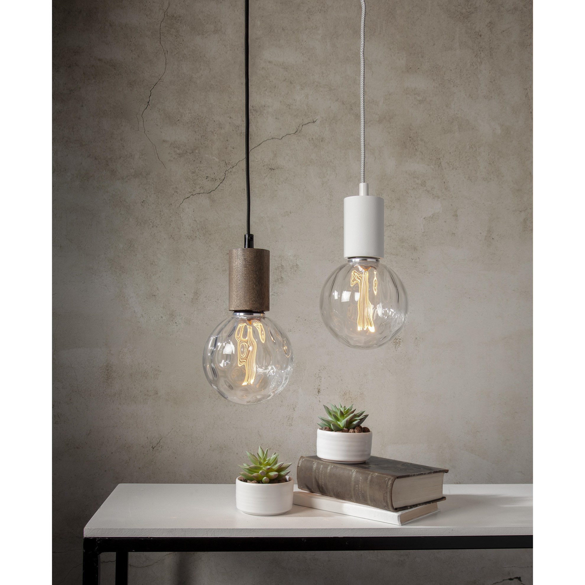 Látkový kabel s objímkou pro žárovku E27 D.3,5m černý_2