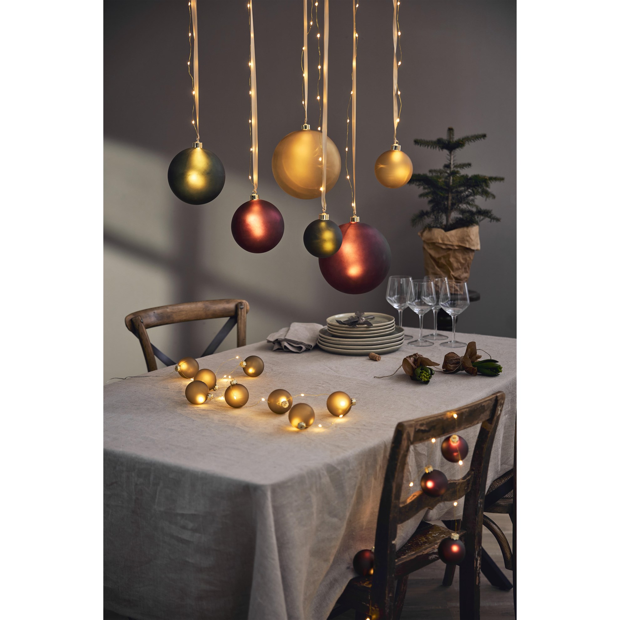 Venkovní LED světelný řetěz BLISS 22xLED D.160cm červený_0