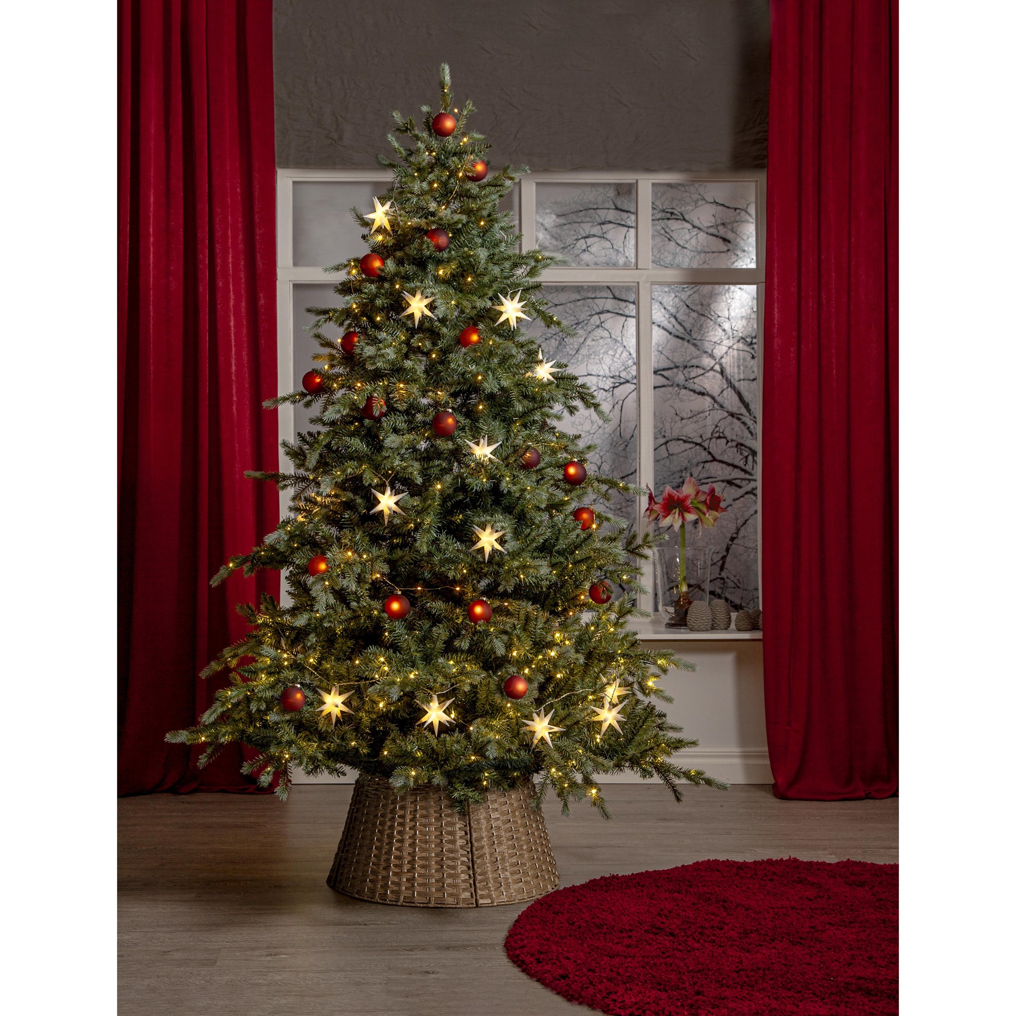 Venkovní LED světelný řetěz BLISS 22xLED D.160cm červený_2