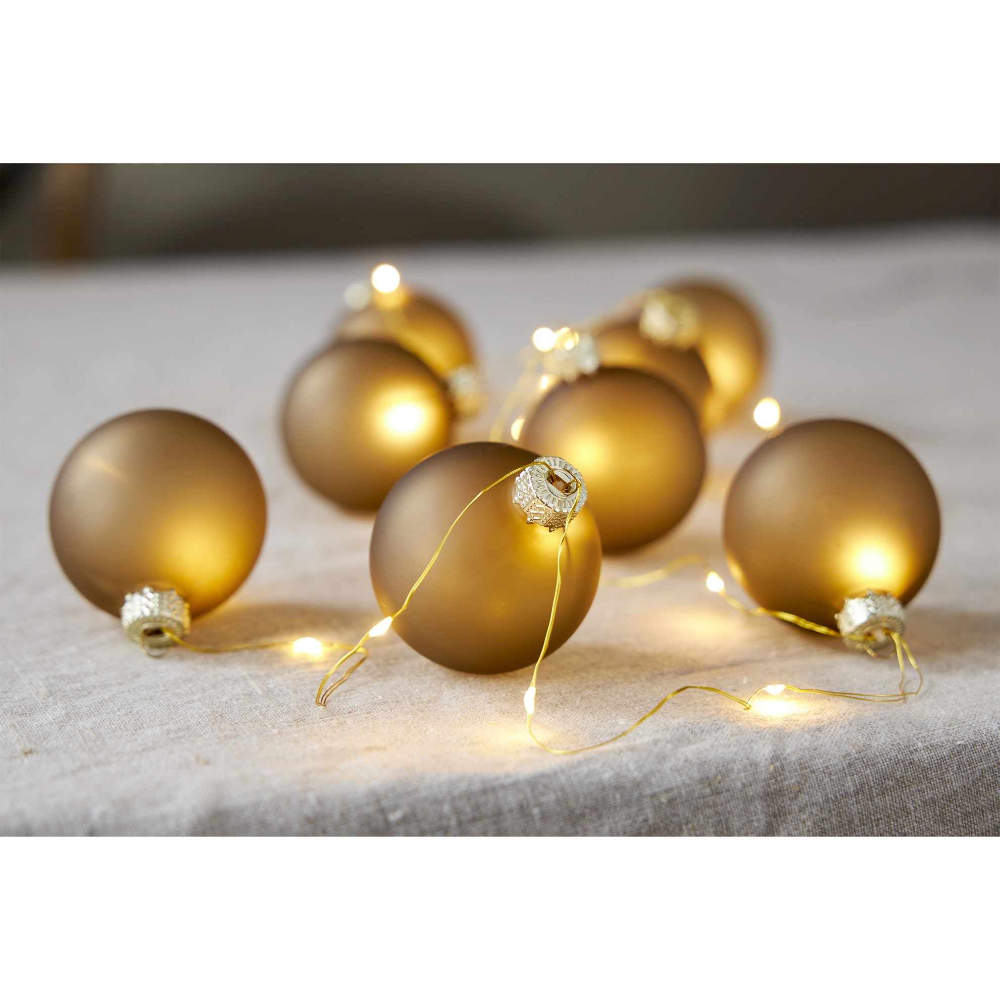 Venkovní LED světelný řetěz BLISS 22xLED D.160cm zlatý_0