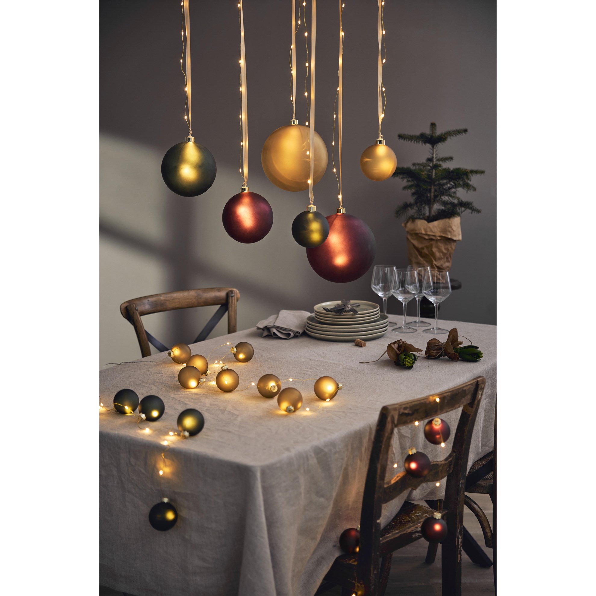 Venkovní LED světelný řetěz BLISS 22xLED D.160cm zelený_1