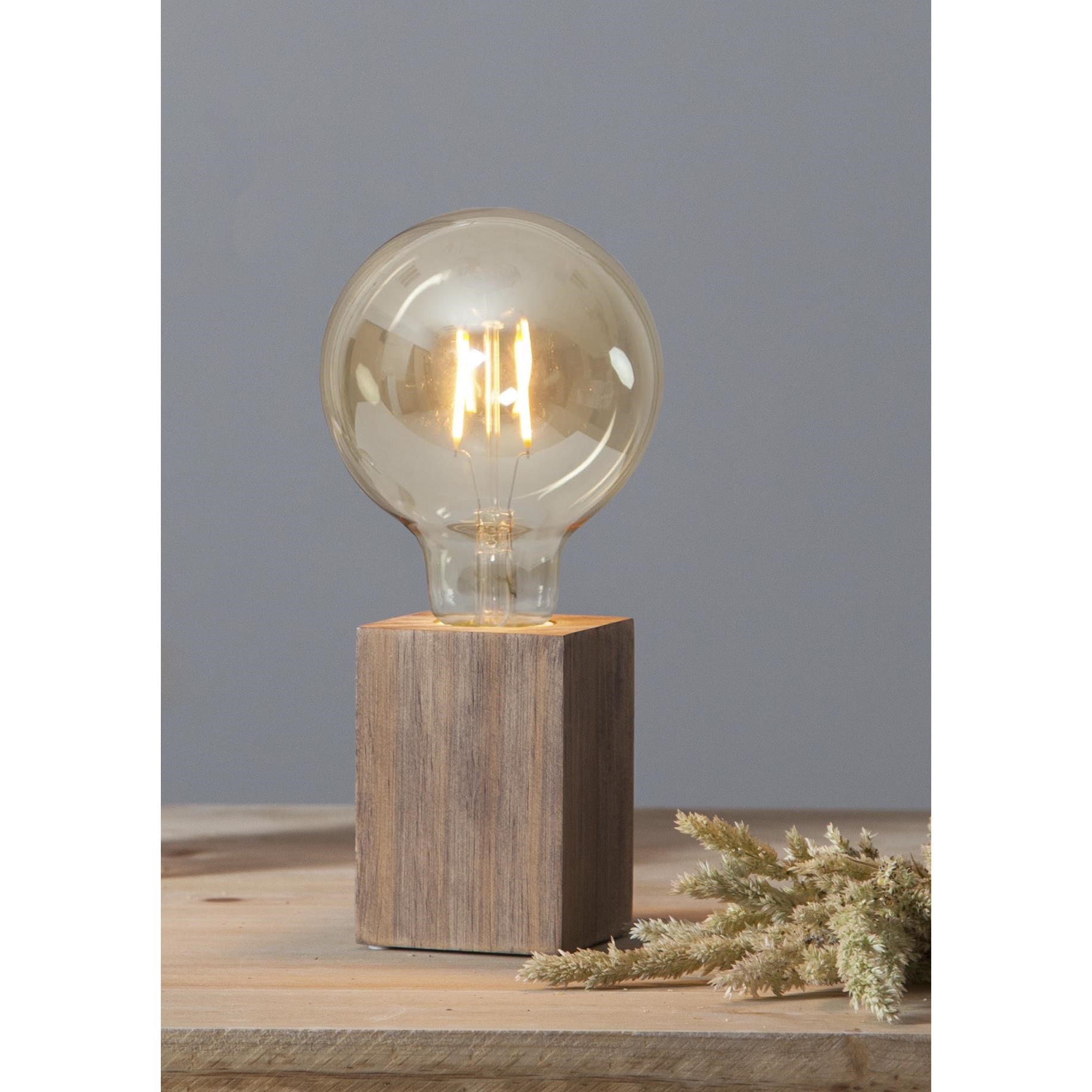 Dekorační LED žárovka PLAIN AMBER E27 80lm, 2000K jantarová_1