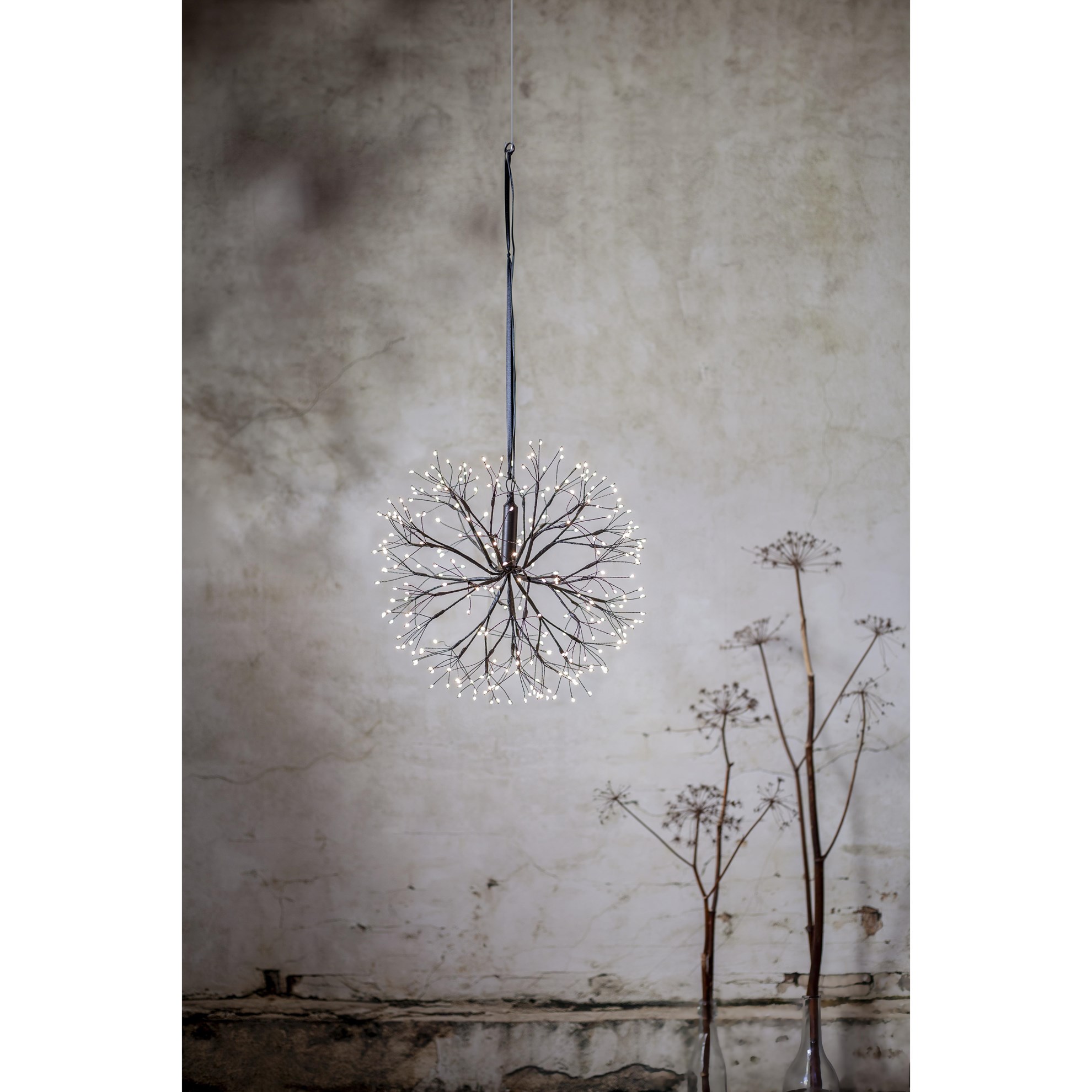 Závěsná LED dekorace STARDUST 288 diod P.40cm černá_1