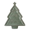 Kameninový servírovací talíř stromek ALDER zelený 24cm_0
