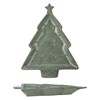 Kameninový servírovací talíř stromek ALDER zelený 24cm_3