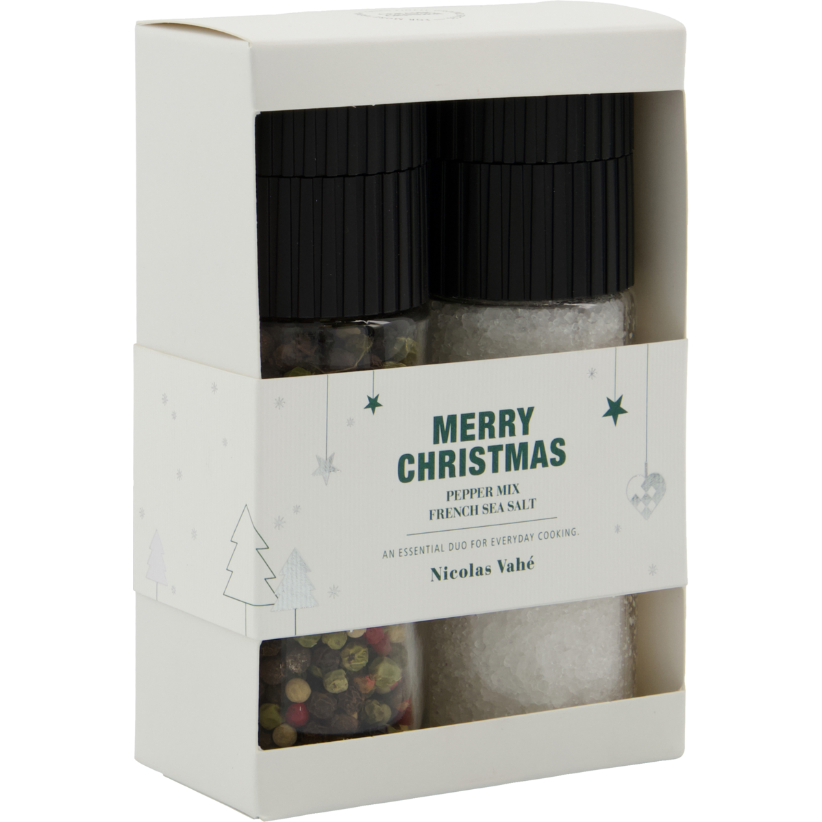 Dárková sada Nicolas Vahé francouzská mořská sůl a barevný pepř SET/2ks_1