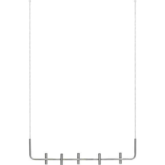 Stříbrný závěsný svícen House Doctor MAXI D. 102 cm pro LED svíčky_2