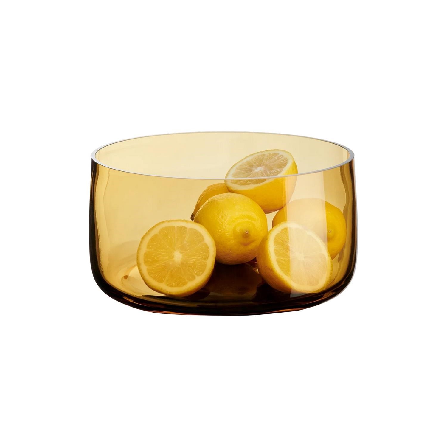 Skleněná mísa AJANA P.21,5cm žlutá_1