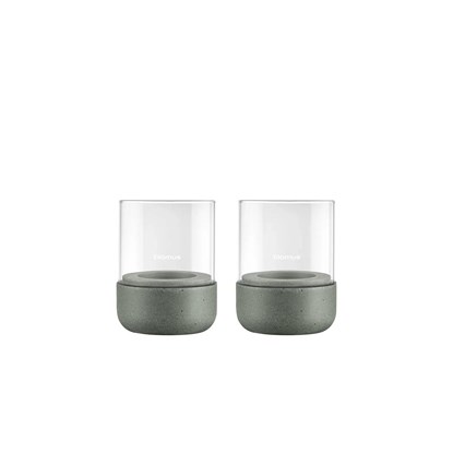Svícen na čajovou svíčku Blomus CALMA V.9cm SET/2ks zelený_2