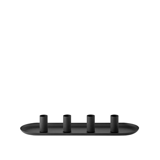 Svícen pro 4 dlouhé svíčky Blomus LOHA D.37cm černý_4