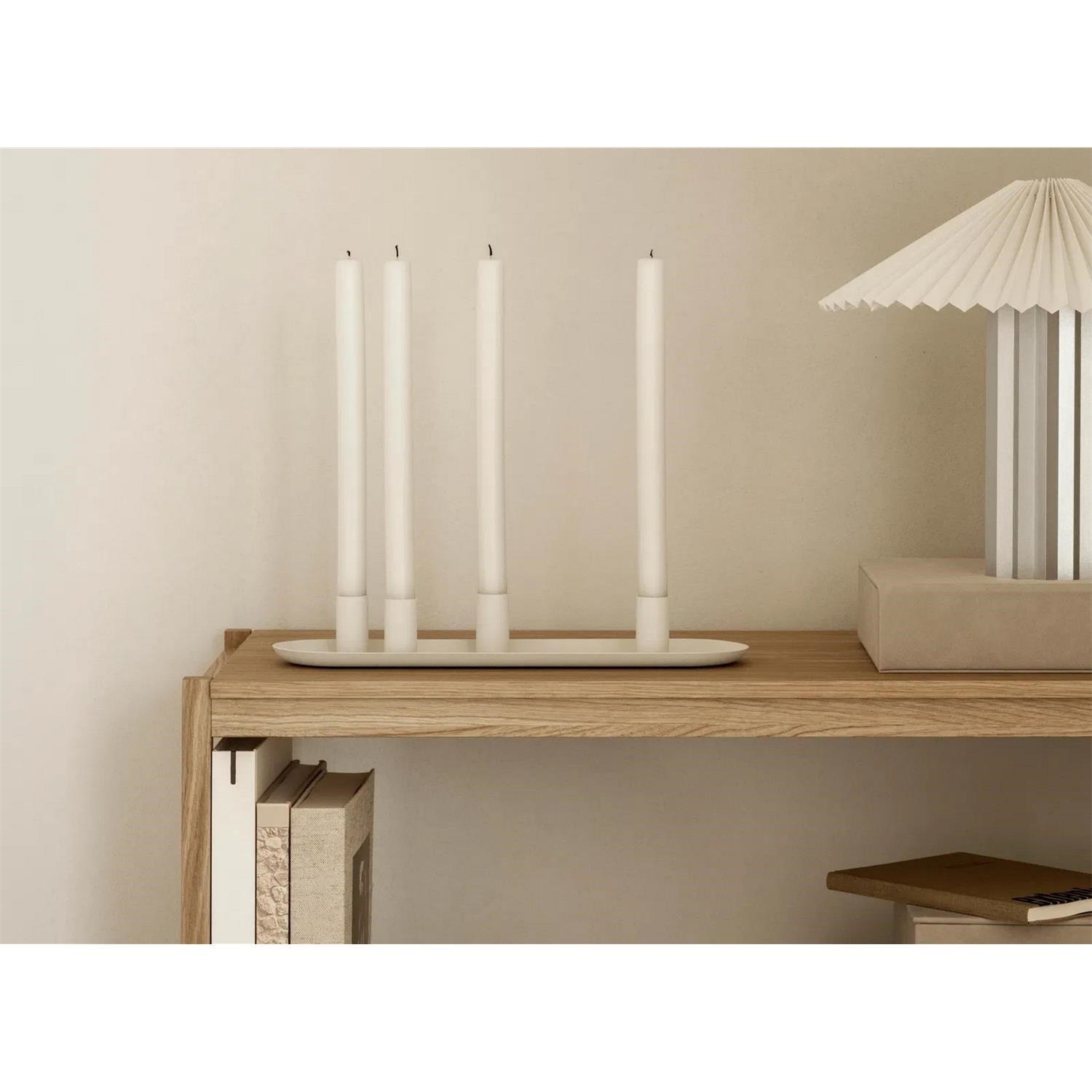 Svícen pro 4 dlouhé svíčky Blomus LOHA D.37cm slonovinová kost_0