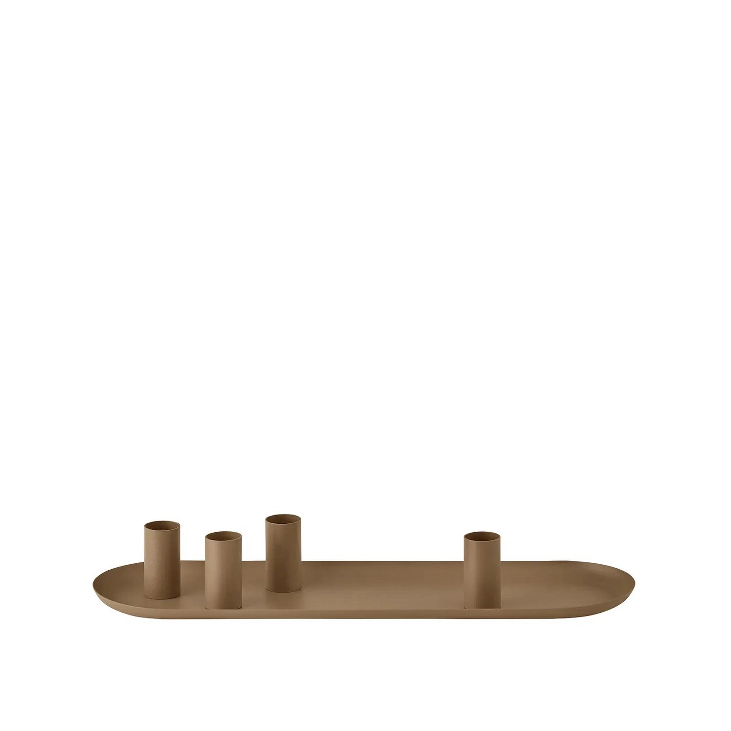 Svícen pro 4 dlouhé svíčky Blomus LOHA D.37cm jantarově hnědý_3