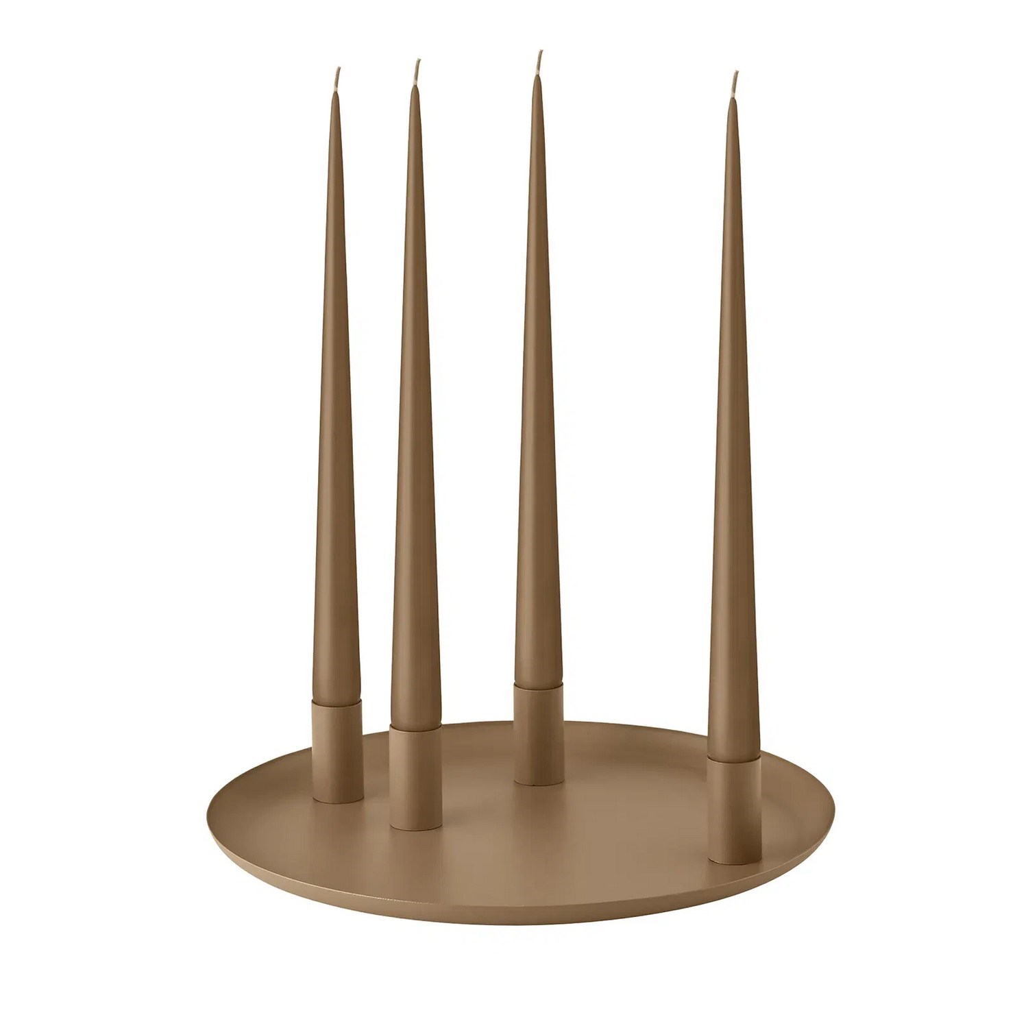 Kulatý svícen Blomus LOHA P.30cm jantarově hnědý_3