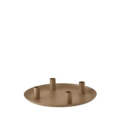 Kulatý svícen Blomus LOHA P.30cm jantarově hnědý_4
