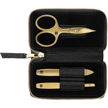 Kožená manikúra Zwilling TWINOX Gold 3-dílná černá (97747-004)_5