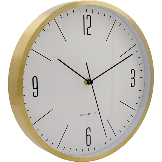 Nástěnné hodiny House Doctor HOUR P.30cm zlaté_3