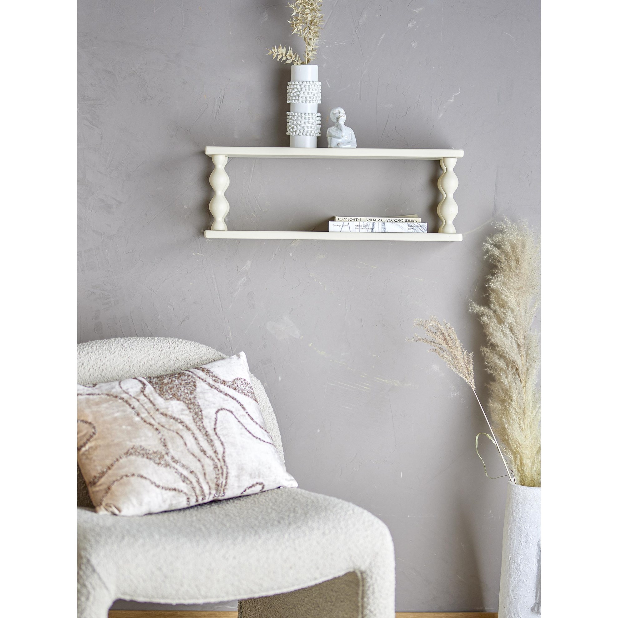 Nástěnná police SALINO D.60cm bílá_1