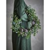 Umělý cedrový věnec P.50cm zelený_0