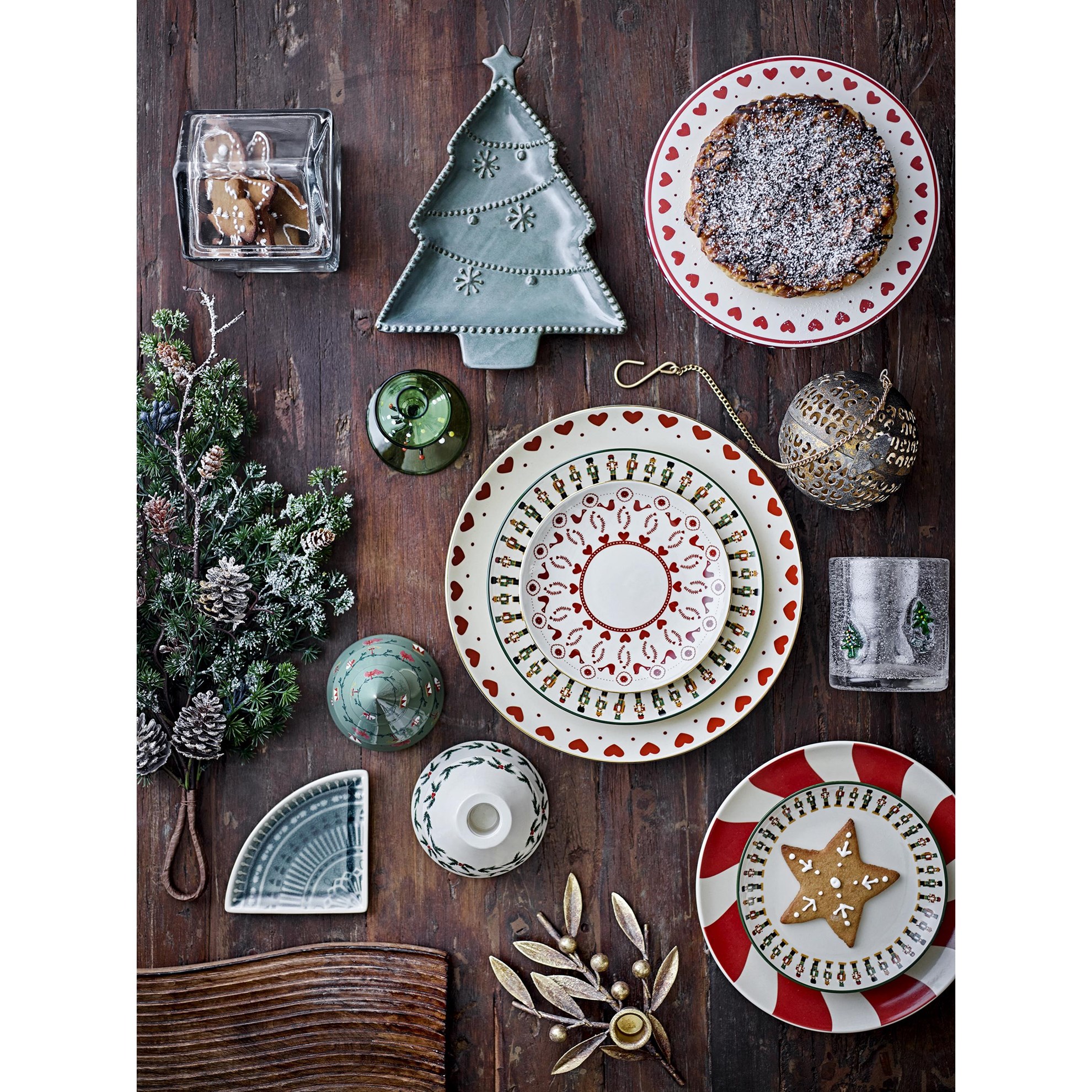 Umělá dekorace na dveře CEDAR 46cm zelená_2