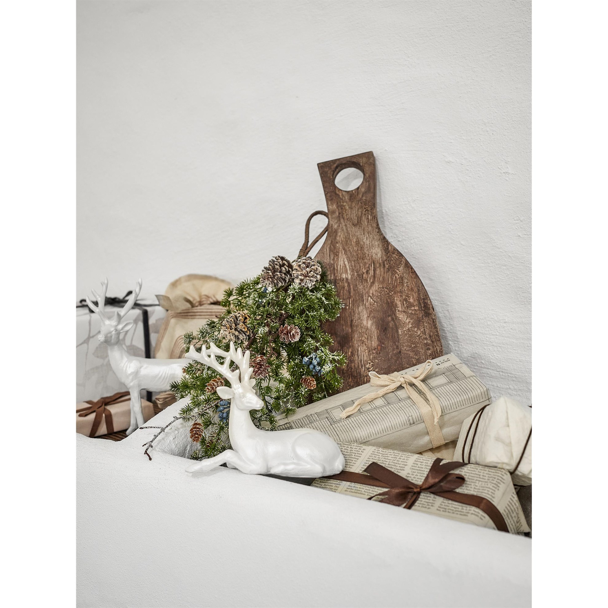 Umělá dekorace na dveře CEDAR 46cm zelená_3