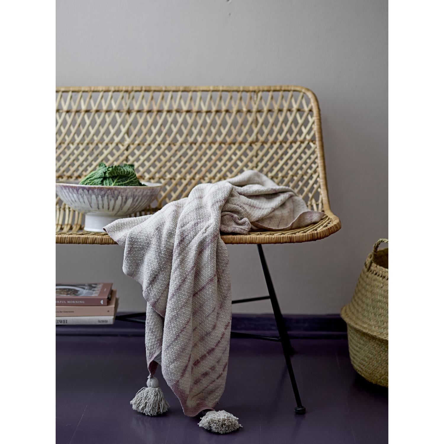 Ratanová lavice HALLIE 120cm přírodní_5